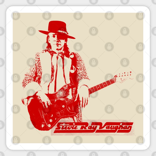 Stevie Ray Vaughan Sticker by MonkeyKing